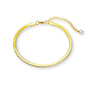 Schlangenkette Gold Fusskette aus Edelstahl für Damen, elegantes Fußkettchen für Sommer, Strandlook und Alltag, verstellbarer Fußschmuck.