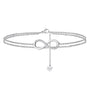 Fusskettchen 925 Sterlingsilber 22 - 26 cm - FALKENKOENIG SCHMUCK & Piercing Online Shop