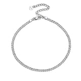 Fusskettchen 925 Sterlingsilber 22 - 26 cm - FALKENKOENIG SCHMUCK & Piercing Online Shop