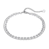 Fusskettchen 925 Sterlingsilber 20 - 25 cm - FALKENKOENIG SCHMUCK & Piercing Online Shop