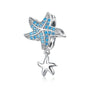 Seestern Charm Anhänger Sterlingsilber Zirkonia - FALKENKOENIG SCHMUCK & Piercing Online Shop