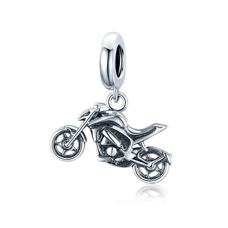 Charm Anhänger Motorrad Sterling Silber - FALKENKOENIG SCHMUCK & Piercing Online Shop