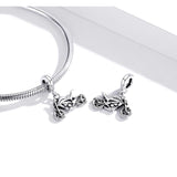 Charm Anhänger Motorrad Sterling Silber - FALKENKOENIG SCHMUCK & Piercing Online Shop