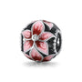Charm Anhänger Blühende Blume Sterling Silber - FALKENKOENIG SCHMUCK & Piercing Online Shop