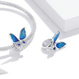 Charm Anhänger Schmetterling Sterling Silber - FALKENKOENIG SCHMUCK & Piercing Online Shop