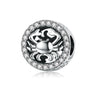 Charm Anhänger Krebs Sterling Silber Kristall - FALKENKOENIG SCHMUCK & Piercing Online Shop