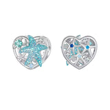 Seestern Charm aus 925er Silber mit strukturierter Oberfläche – maritimer Anhänger als Symbol für Stärke, Regeneration und das Meer.