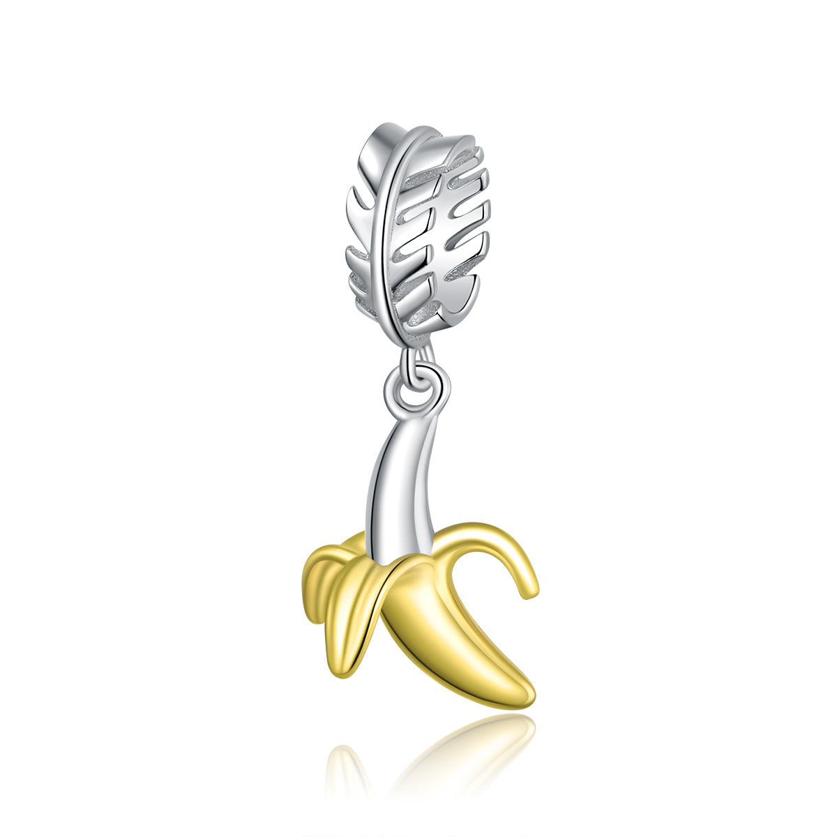 Charm Anhänger Banane Sterling Silber - FALKENKOENIG SCHMUCK & Piercing Online Shop