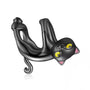 Verspielte schwarze Katze als Charm – baumelnd am Armband, humorvoll & liebevoll gestaltet, ideal für Katzenfans.