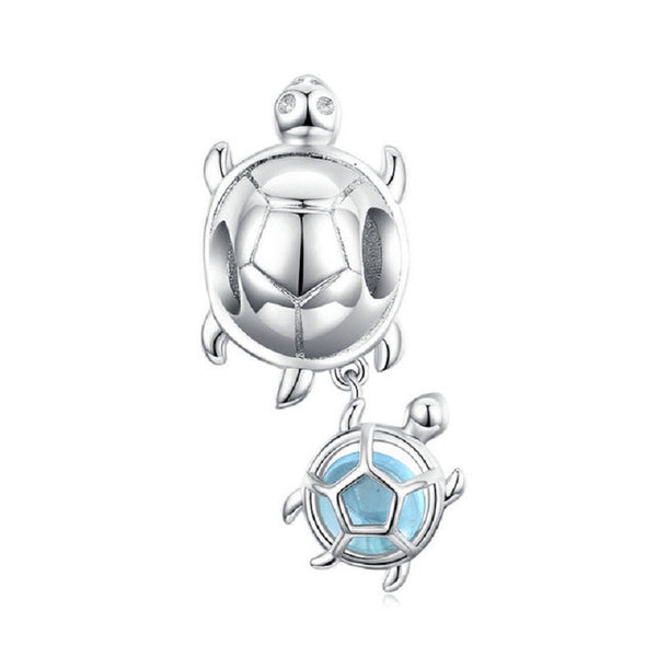 Schildkröten Charm Anhänger Sterlingsilber - FALKENKOENIG SCHMUCK & Piercing Online Shop