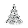 Eiffelturm Charm Anhänger Sterling Silber Kristall - FALKENKOENIG SCHMUCK & Piercing Online Shop