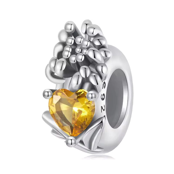 Sternzeichen Stopper Charm 925er Silber