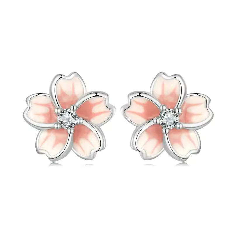 Rosa Lilien-Blüten Ohrstecker – zarte Eleganz & floraler Charme für romantische Looks. Perfekt als Geschenk oder edles Accessoire. ✨🌸