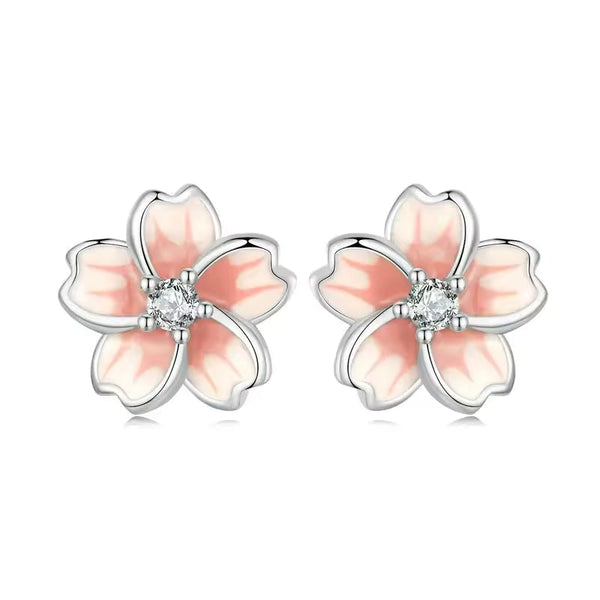 Rosa Lilien-Blüten Ohrstecker – zarte Eleganz & floraler Charme für romantische Looks. Perfekt als Geschenk oder edles Accessoire. ✨🌸