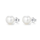 Perlen Ohrstecker 925er Silber - FALKENKOENIG SCHMUCK & Piercing Online Shop
