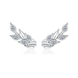 Ohrstecker Zweige Sterling Silber Kristall - FALKENKOENIG SCHMUCK & Piercing Online Shop