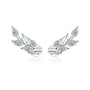 Ohrstecker Zweige Sterling Silber Kristall - FALKENKOENIG SCHMUCK & Piercing Online Shop