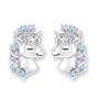 Prinzessin Einhorn Ohrstecker Sterling Silber - FALKENKOENIG SCHMUCK & Piercing Online Shop