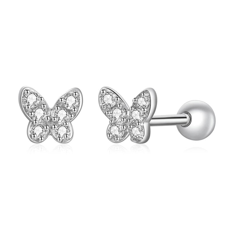 Ohrstecker Schmetterlinge Sterling Silber - FALKENKOENIG SCHMUCK & Piercing Online Shop