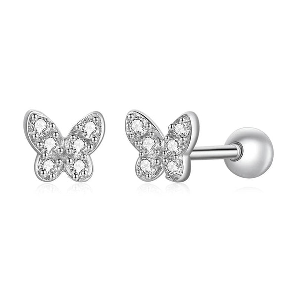 Ohrstecker Schmetterlinge Sterling Silber - FALKENKOENIG SCHMUCK & Piercing Online Shop