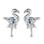 Flamingo Ohrstecker 925er Silber - FALKENKOENIG SCHMUCK & Piercing Online Shop 