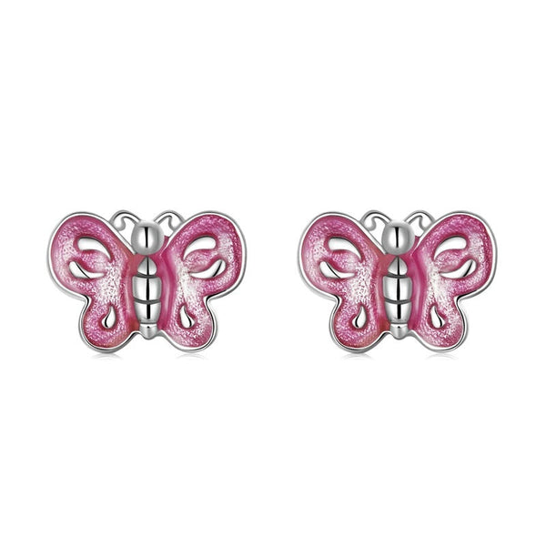 Ohrstecker Schmetterling Sterling Silber - FALKENKOENIG SCHMUCK & Piercing Online Shop