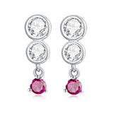 Ohrringe Sparkling Sterling Silber Kristall - FALKENKOENIG SCHMUCK & Piercing Online Shop