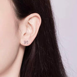 Hunde & Knochen Ohrstecker aus 925er Silber – asymmetrisches Ohrstecker-Set, cooles Schmuckstück für Tierliebhaber.