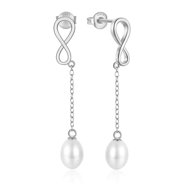  Elegante Perlen Ohrringe aus 925er Silber oder Goldoptik – klassisches Schmuckstück für Hochzeit, Geschenk oder zeitlosen Stil.