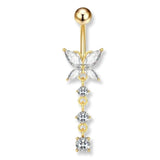 Hänger Bauchpiercing Gold