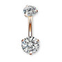 Bauchnabelpiercing Roségold mit Zirkonia Kristallen. Bei FALKENKOENIG SCHMUCK jetzt funkelnde Bauchnabelpiercings entdecken. Das Piercing ist mit funkelnden Zirkonia Kristallen besetzt. Die schönsten Bauchnabelpiercings gibt es bei Falkenkoenig Schmuck.