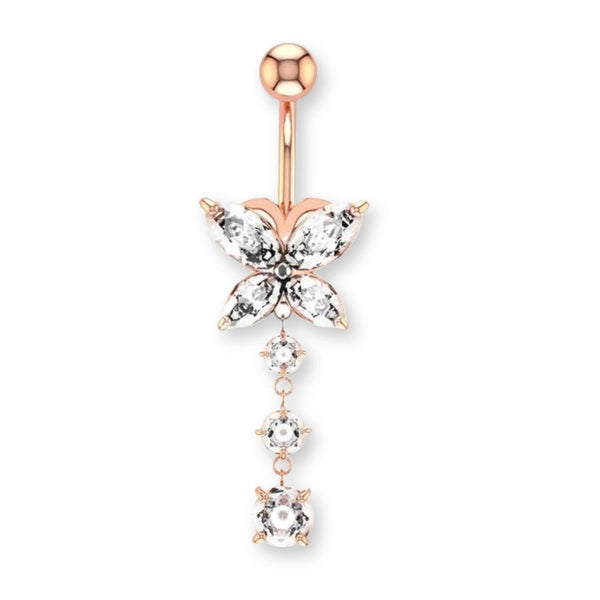 Sommer-Anhänger Rosé Bauchpiercing - FALKENKOENIG SCHMUCK & Piercing Online Shop