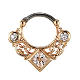 Nasenpiercing Ring Gold Titan - Nasenring - FALKENKOENIG SCHMUCK & Piercing Online Shop