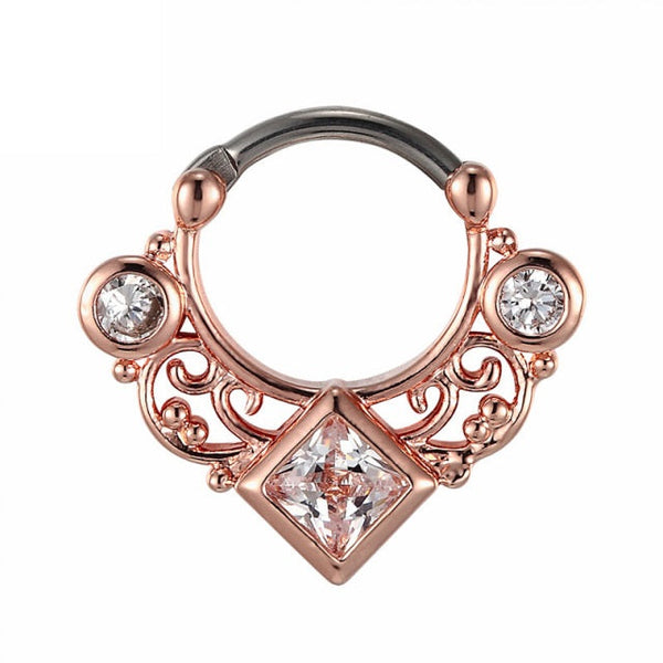 Nasenpiercing Ring Titan Roségold - Nasenring - FALKENKOENIG SCHMUCK & Piercing Online Shop