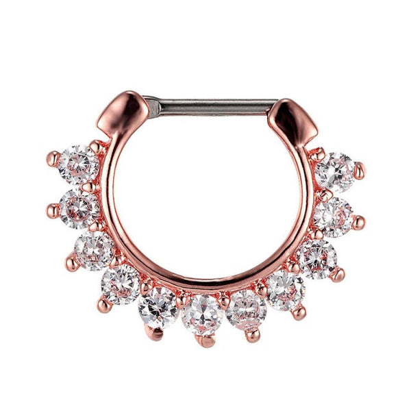 Nasenpiercing Ring Titan Roségold - Nasenring - FALKENKOENIG SCHMUCK & Piercing Online Shop