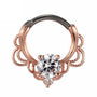 Nasenpiercing Ring Roségold Titan - Nasenring - FALKENKOENIG SCHMUCK & Piercing Online Shop