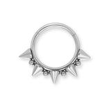 Silber Strass Nasenring Piercing Titan - FALKENKOENIG SCHMUCK & Piercing Online Shop