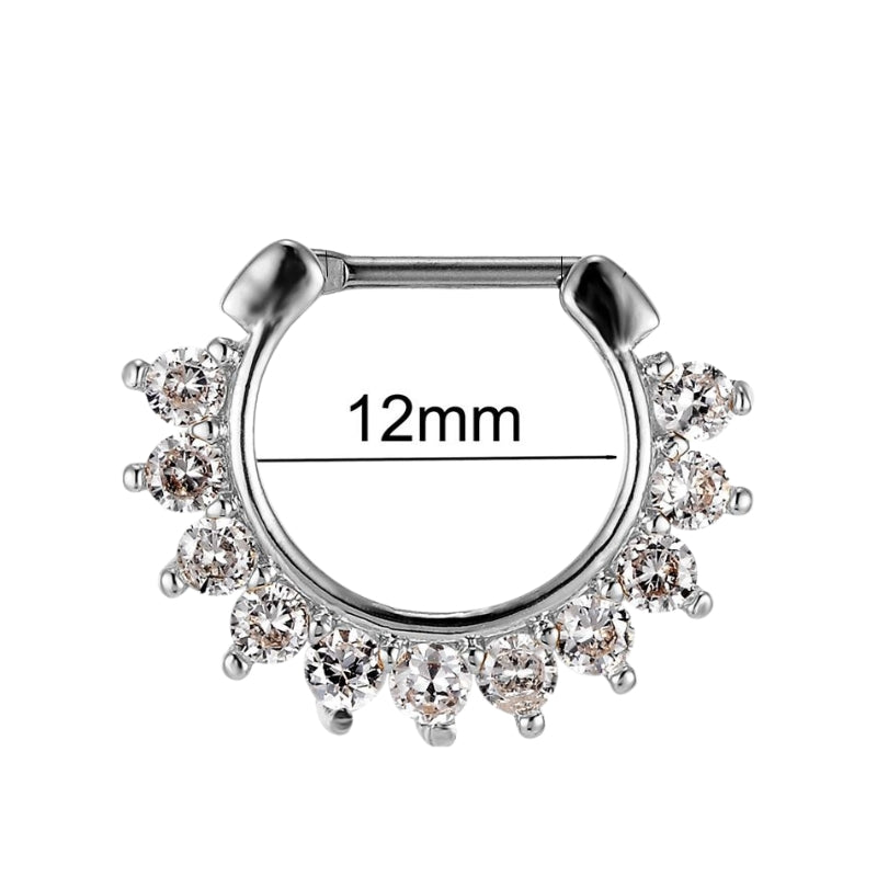 Schwarz Star Titan Nasenring Nasenpiercing - FALKENKOENIG SCHMUCK & Piercing Online Shop