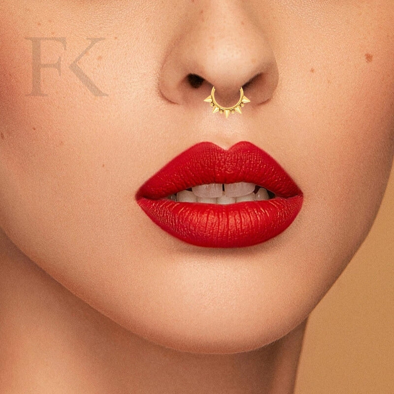 Silber Septum Nasenring Piercing Titan - FALKENKOENIG SCHMUCK & Piercing Online Shop