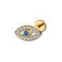 Fatima-Auge Labret Piercing - Gold Titan - FALKENKOENIG SCHMUCK & Piercing Online Shop