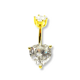 RIO Bauchpiercing mit 18K Gold & Kristallen – leuchtender Bauchnabelschmuck aus vergoldetem 925er Silber, inspiriert von der Lebensfreude Brasiliens.