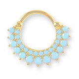 Kristall-Piercing für Tragus, Helix, Septum oder Nase – in Silber, verschiedene Farben, dezent & vielseitig.