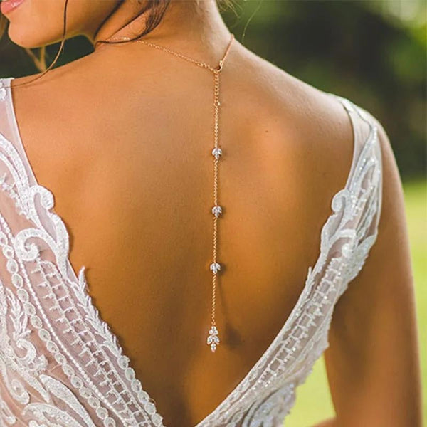 Braut-Rückenkette Hochzeit - FALKENKOENIG SCHMUCK & Piercing Online Shop