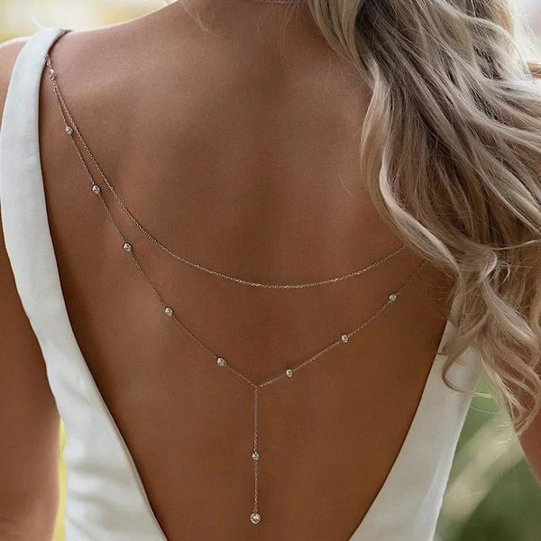 Sexy Braut-Rückenkette Hochzeit - FALKENKOENIG SCHMUCK & Piercing Online Shop