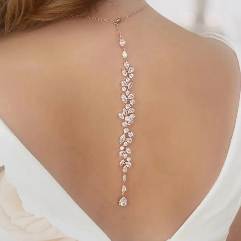 Lilien Braut-Rückenkette Hochzeit - FALKENKOENIG SCHMUCK & Piercing Online Shop