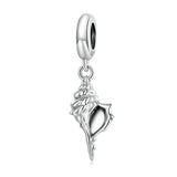 Muschel Charm Anhänger Sterling Silber - FALKENKOENIG SCHMUCK & Piercing Online Shop