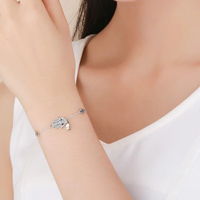 Hand der Fatima Armband 925er Silber - FALKENKOENIG SCHMUCK & Piercing Online Shop
