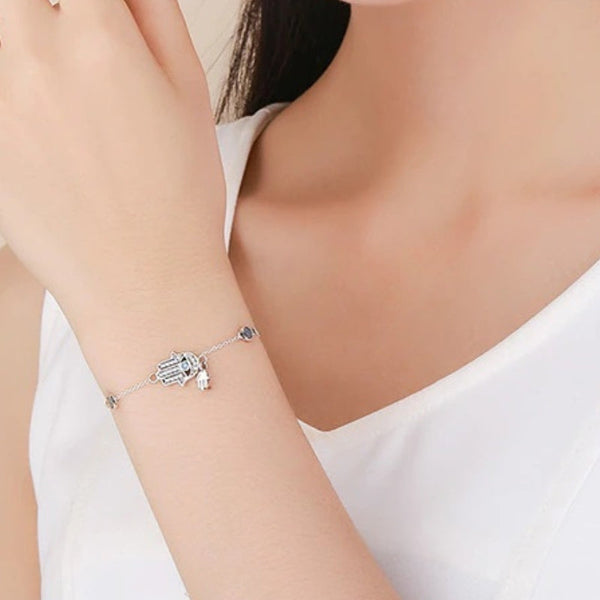 Hand der Fatima Armband 925er Silber - FALKENKOENIG SCHMUCK & Piercing Online Shop