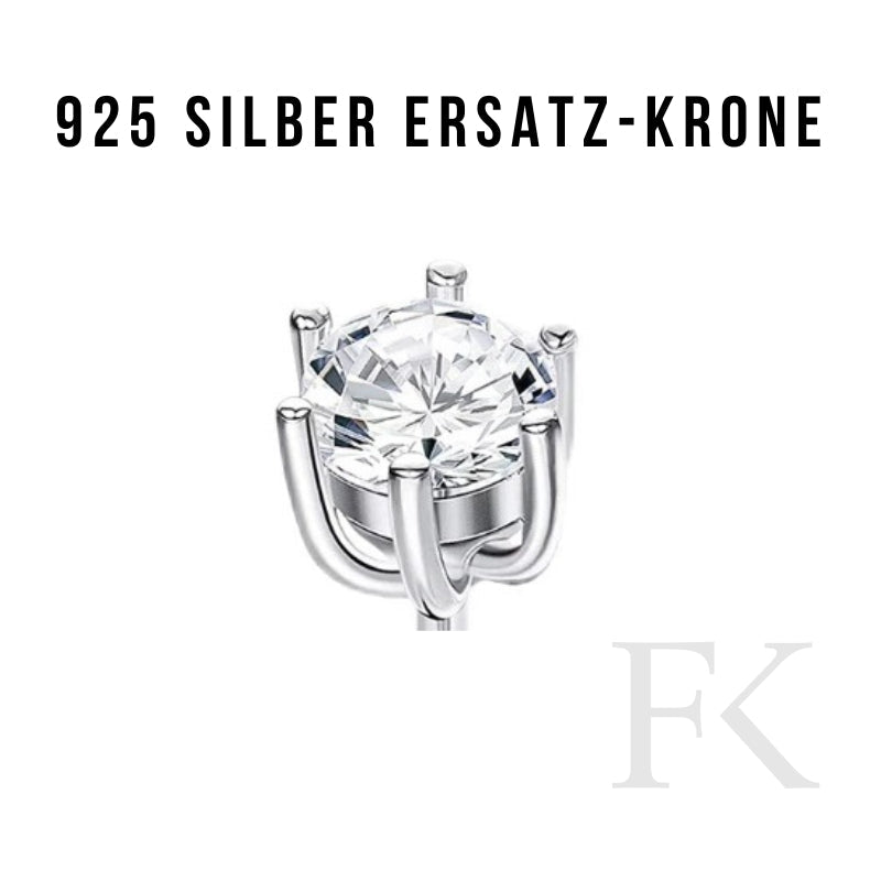 Ersatz Krone Silber Bauchpiercing