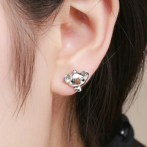 Ohrstecker Koala Sterling Silber - FALKENKOENIG SCHMUCK & Piercing Online Shop